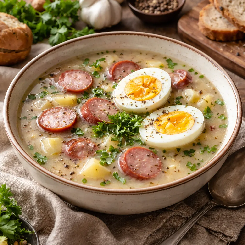 Traditional Sour Rye Soup - photo 1
