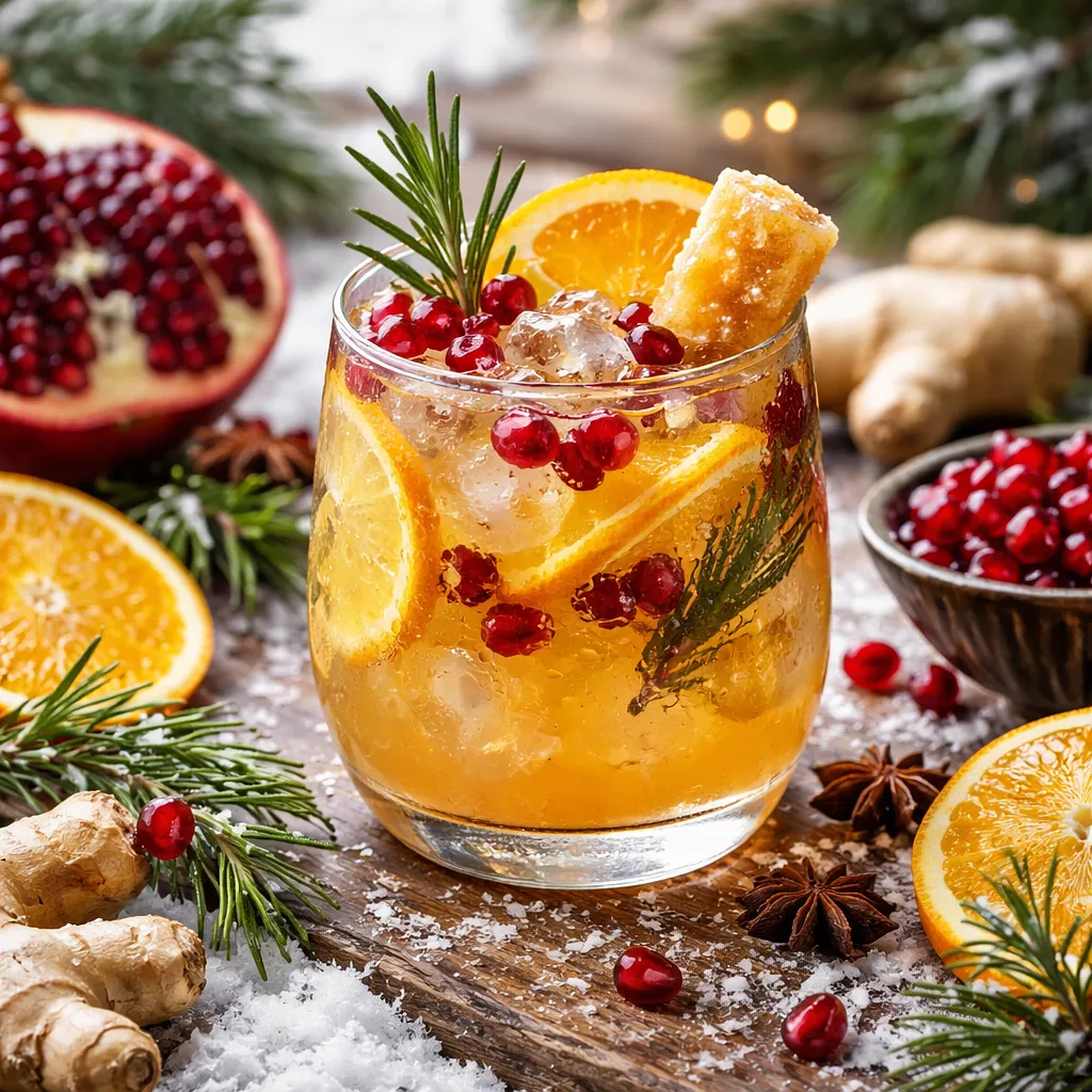 Winter Ginger-Citrus Drink with Pomegranate (variant eb2331e1) - photo 1