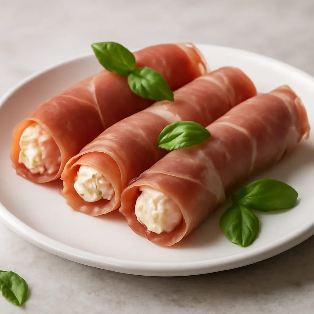 Przepis na: Roladki z szynki parmeńskiej - zdjęcie 1