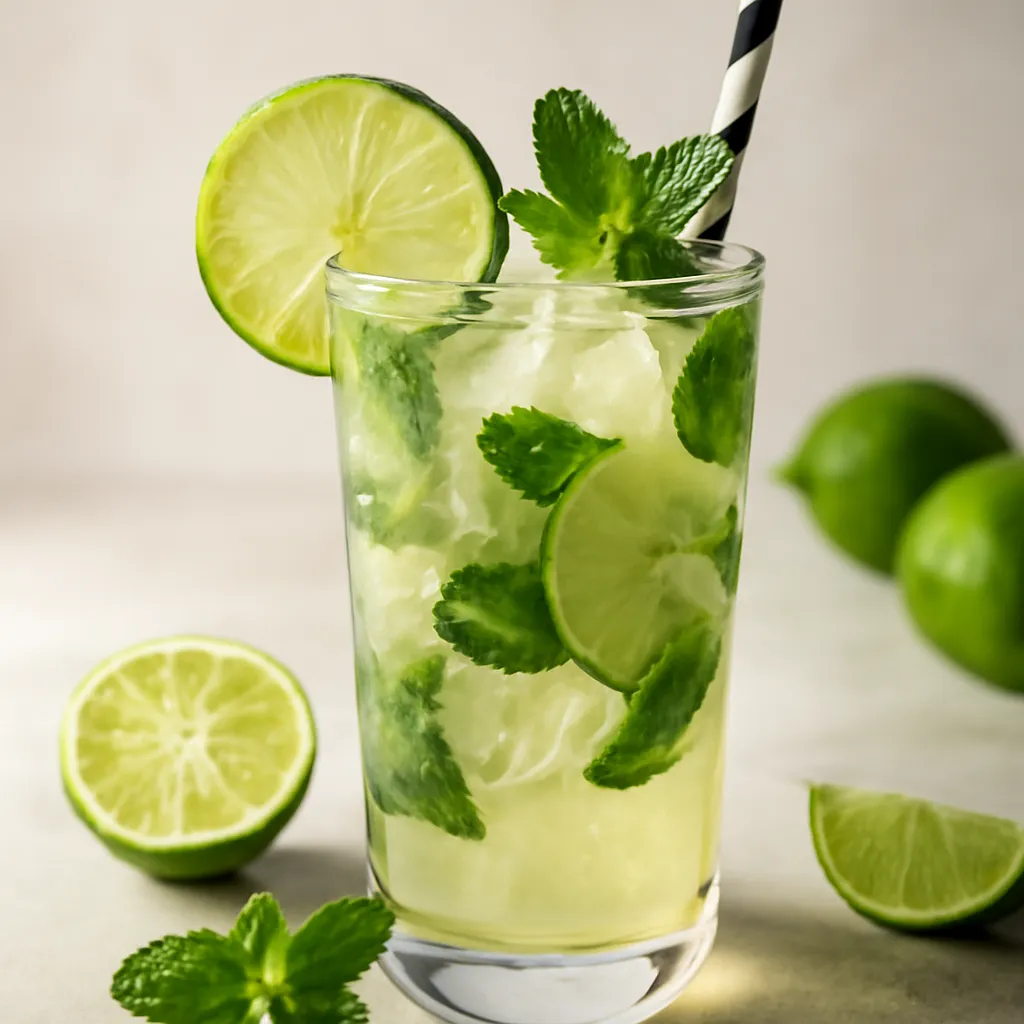 Przepis na: Mojito z limonką - zdjęcie 1