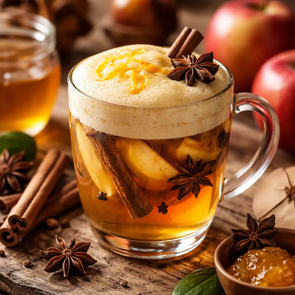 Recipe for: Traditional Apple Mulled Wine with Honey-Orange Foam (variant 45a8696e) - photo 1