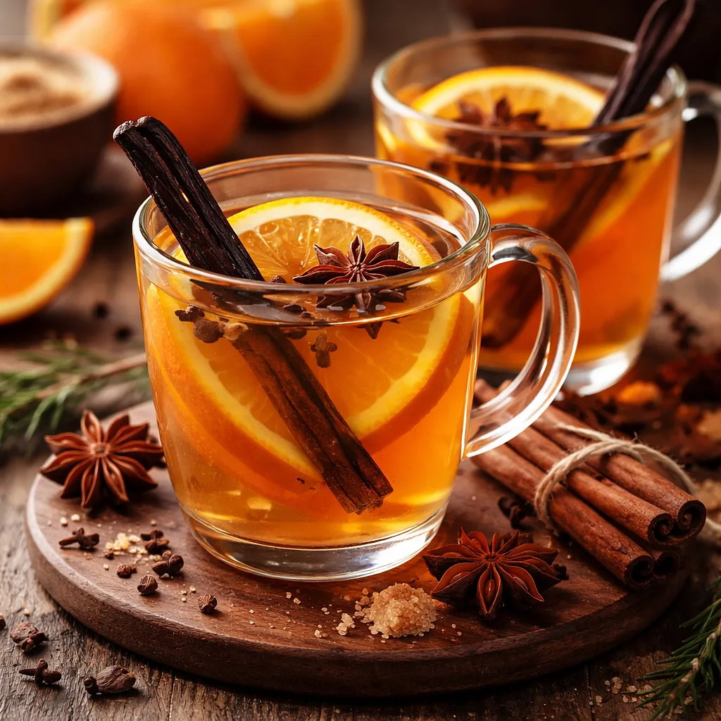 Traditional Hot Spiced Cider with Orange and Vanilla (variant ec801018) - photo 1
