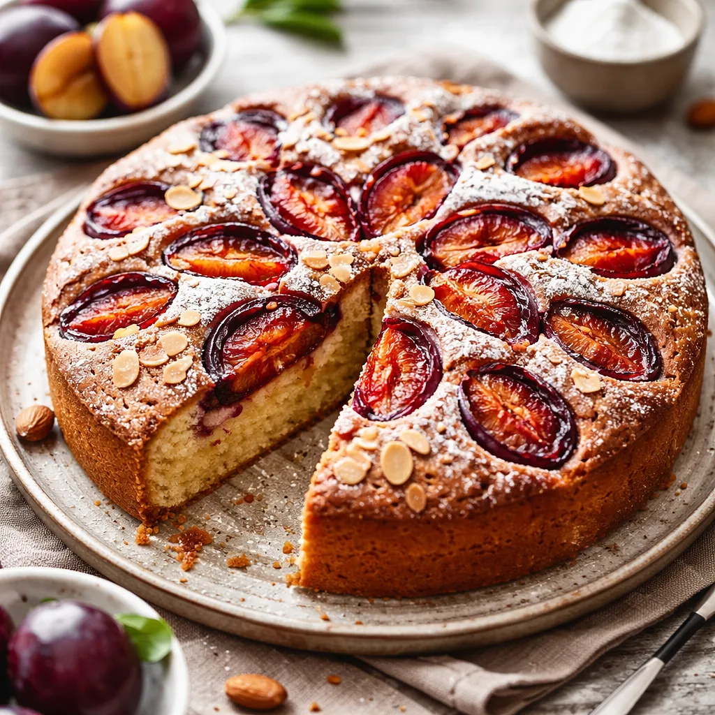 Traditional Plum-Almond Cake (variant eb37d8ac) - photo 1