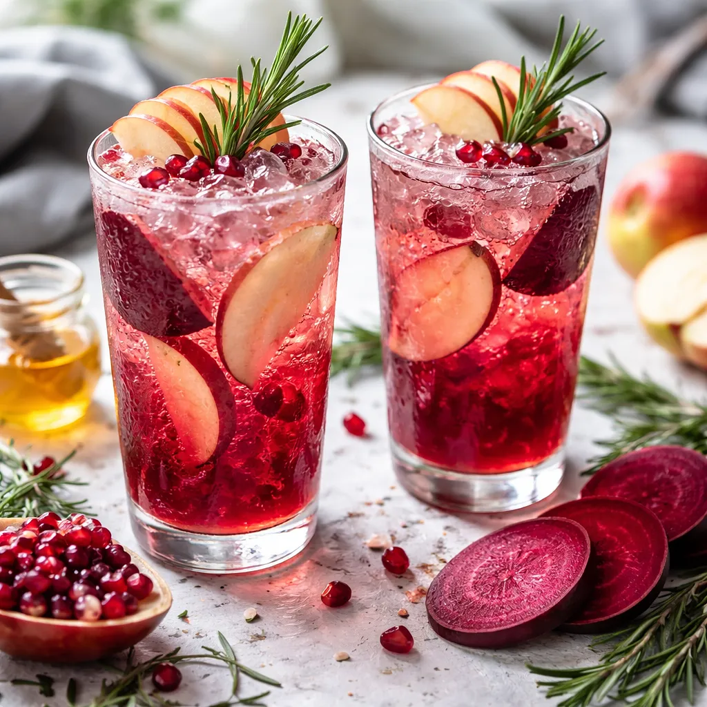 Recipe for: Sparkling Winter Drink: Beet & Apple - photo 1