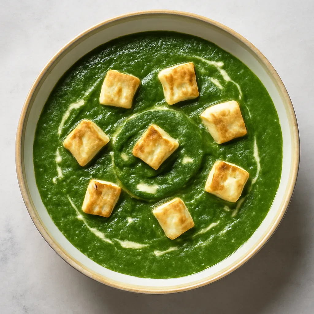 Przepis na: Palak paneer - ser w szpinaku - zdjęcie 1