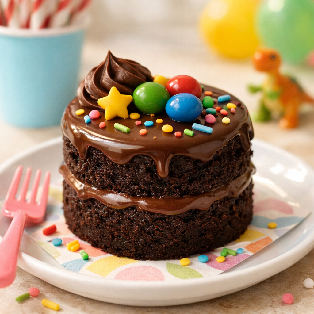 Mini chocolate cake for kids - photo 1