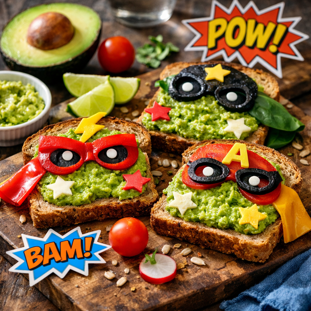Superbohaterskie kanapki z awokado - zdjęcie 1