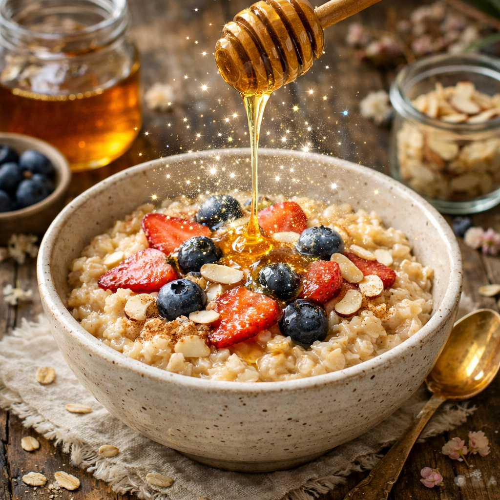 Recipe for: Magical Oatmeal with Honey - photo 1