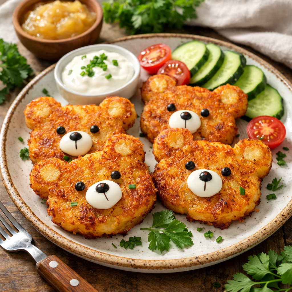 Recipe for: Bear Potato Pancakes - photo 1