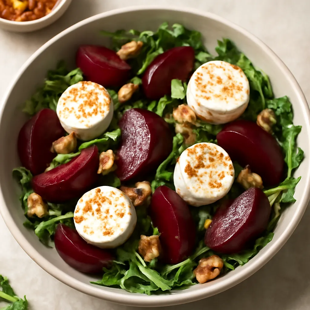 Beetroot and Goat Cheese Salad - photo 1