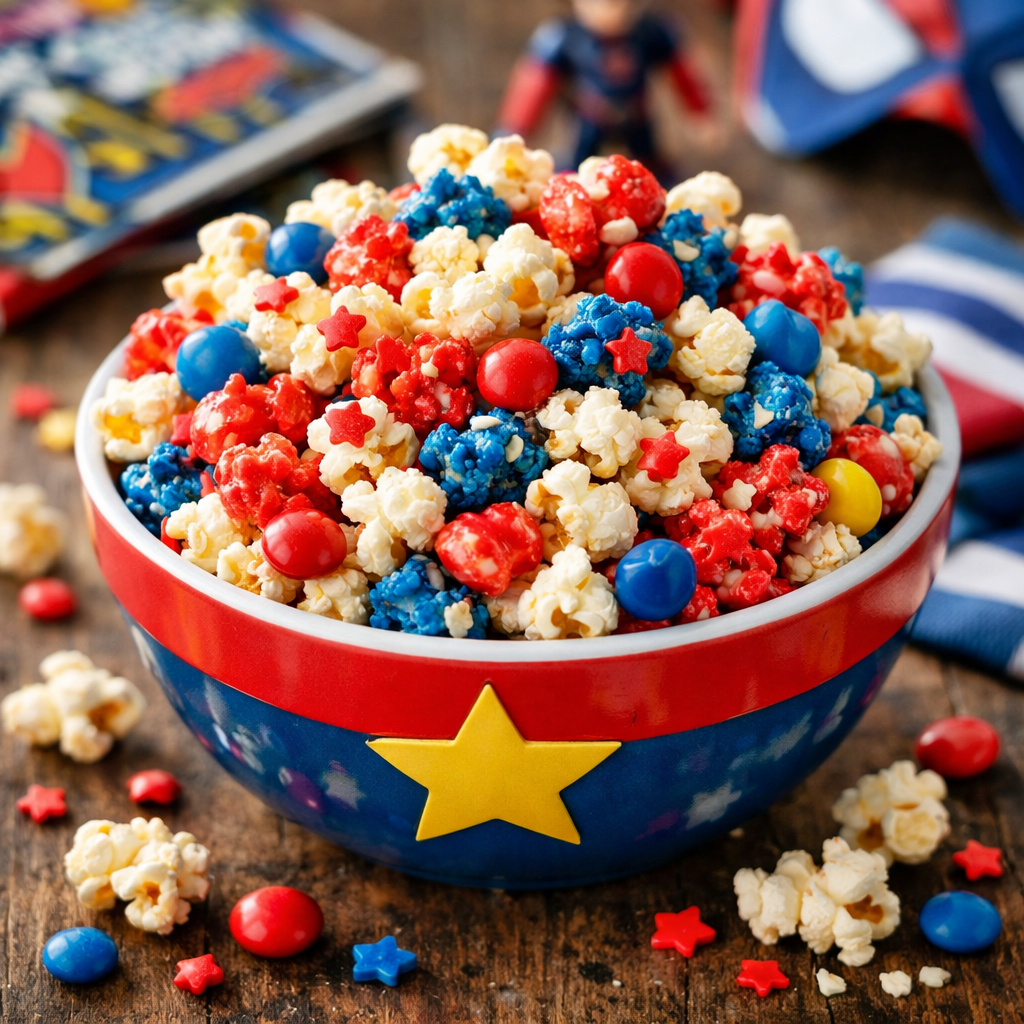 Słodki popcorn superbohatera - zdjęcie 1