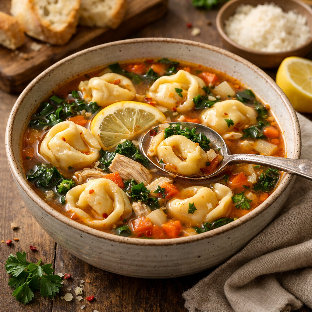 Recipe for: Tortellini Soup (Winter, Slightly Sour) - photo 1