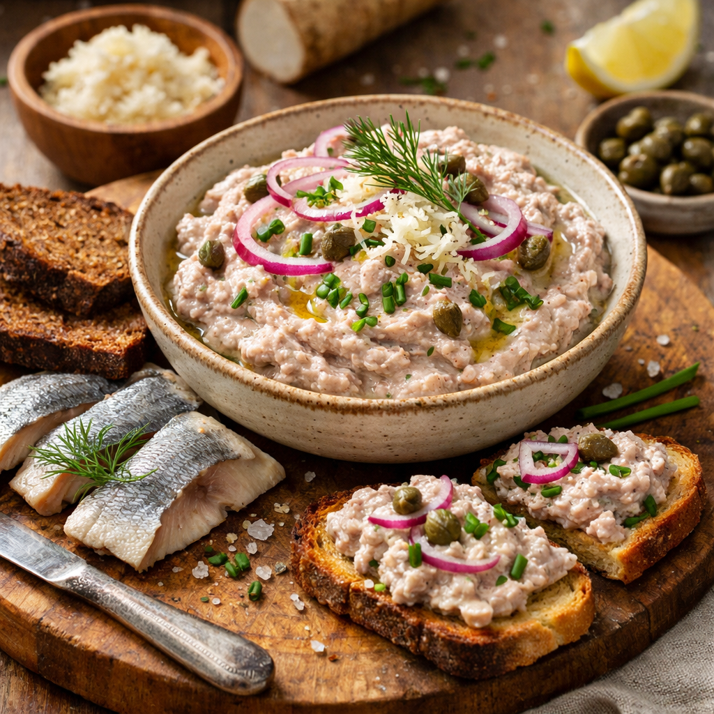 Herring Pasta with Horseradish - photo 1