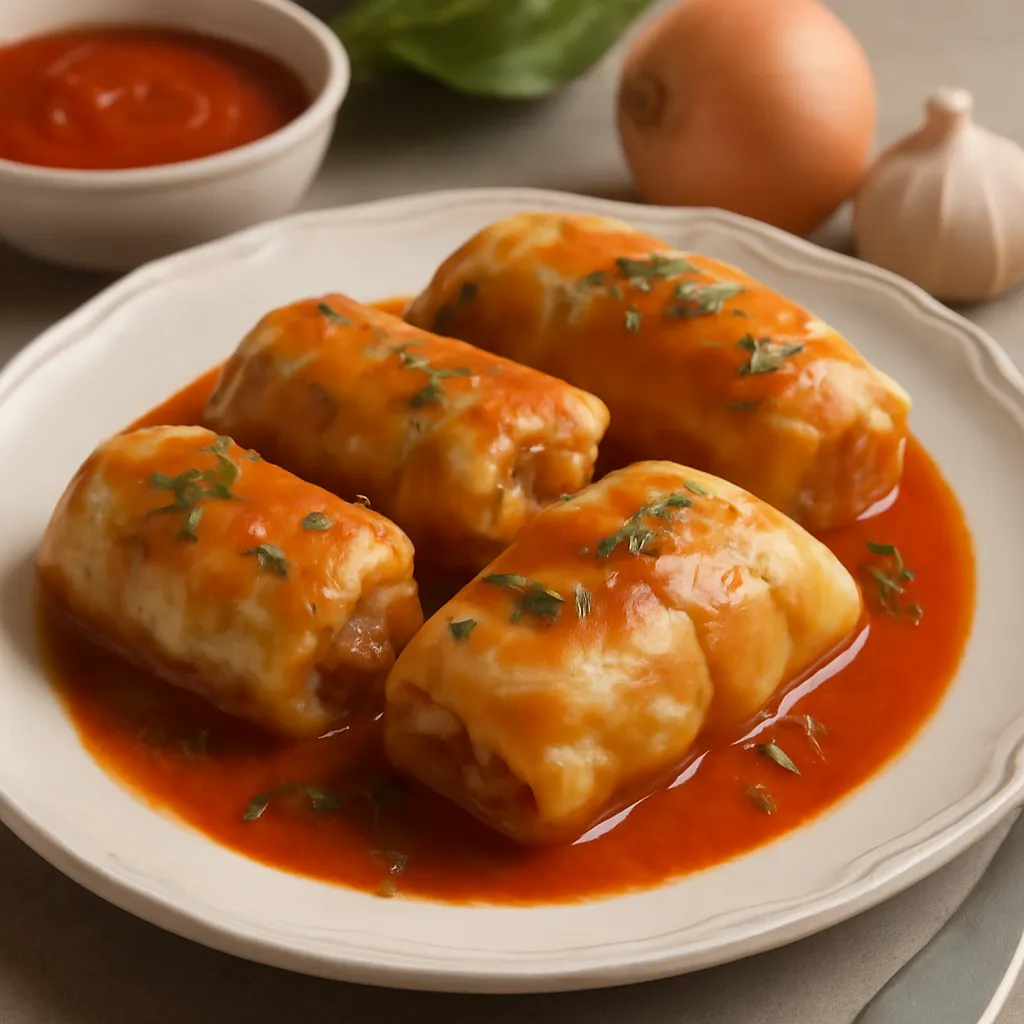 Stuffed Cabbage Rolls in Tomato Sauce - photo 1