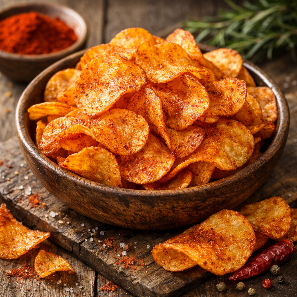 Homemade Potato Chips (Paprika Flavor) - photo 1