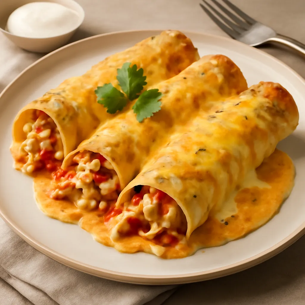 Przepis na: Enchiladas z kurczakiem - zdjęcie 1