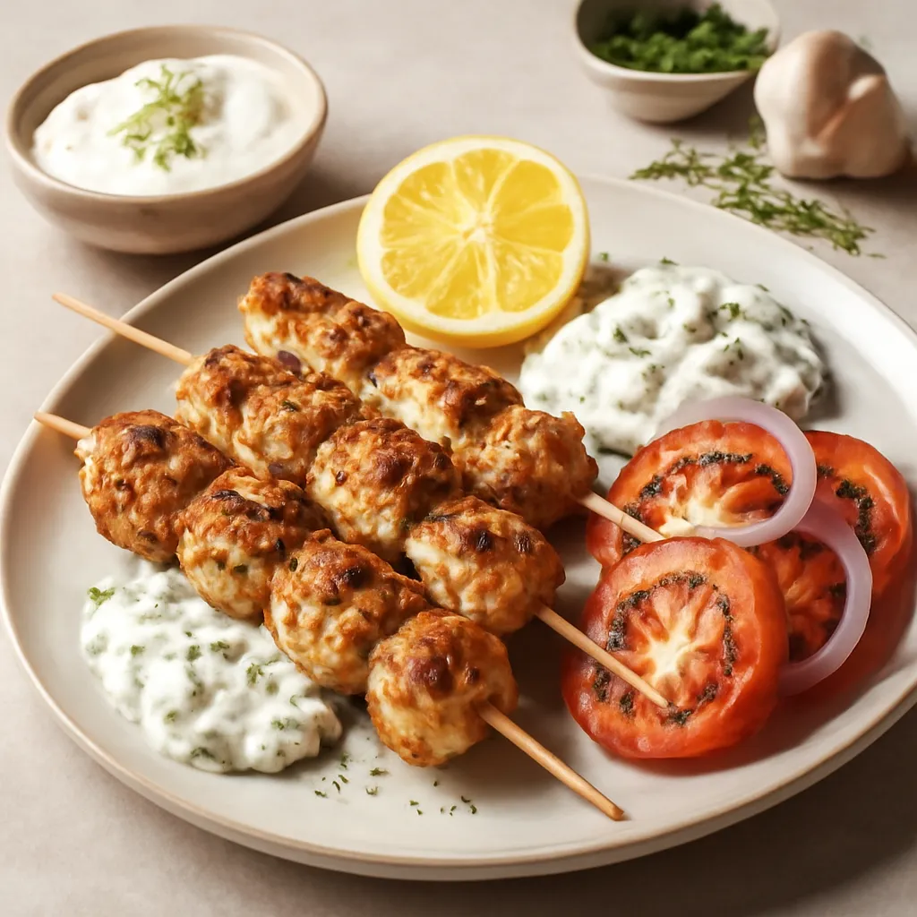 Przepis na: Souvlaki z kurczaka - zdjęcie 1