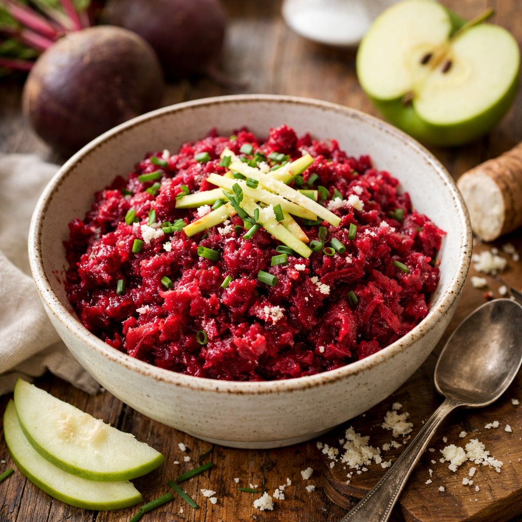 Recipe for: Silesian beetroot with horseradish and fresh apple - photo 1