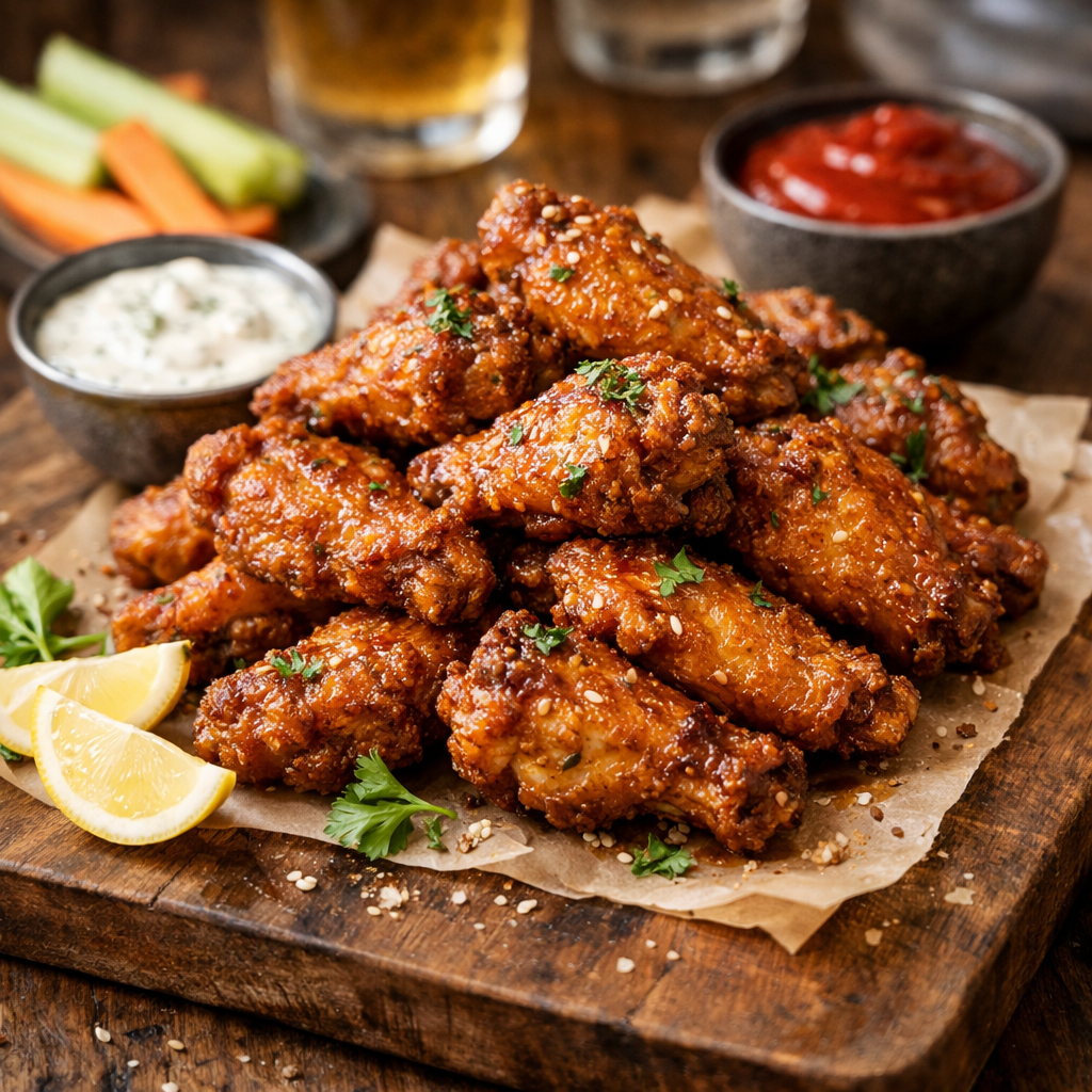 Crispy coating for American-style wings - photo 1