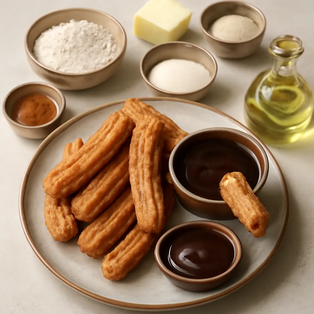 Recipe for: Churros with chocolate - photo 1