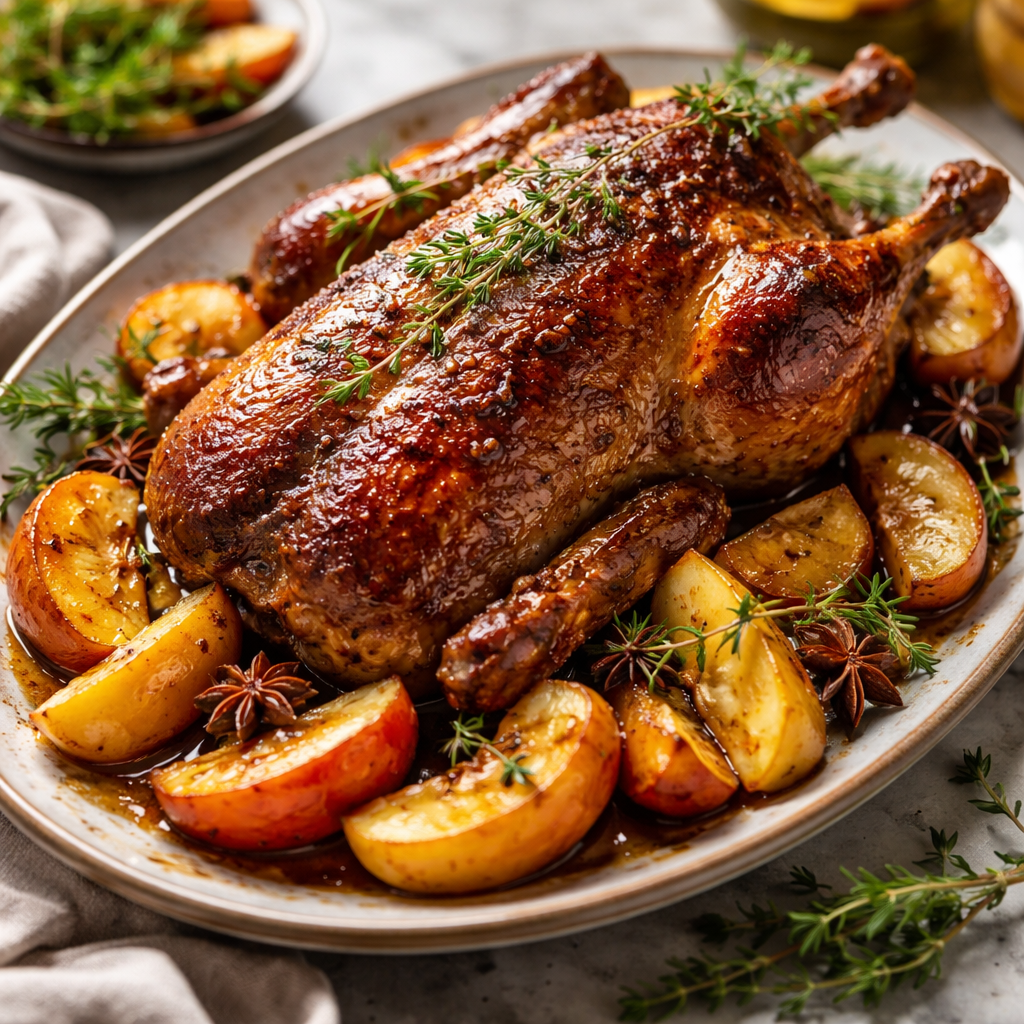 Roast Duck with Apples (Polish, Regional) - photo 1