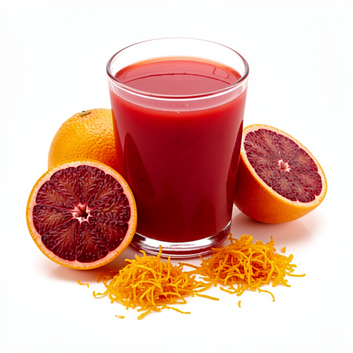 Red orange (juice and zest)