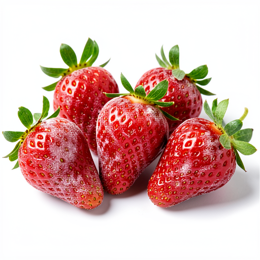 Strawberries, washed and hulled