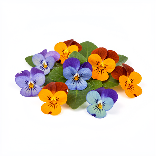 Edible flowers (e.g. violets, marigold)