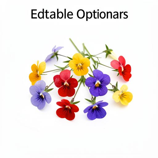 Edible flowers (optional)