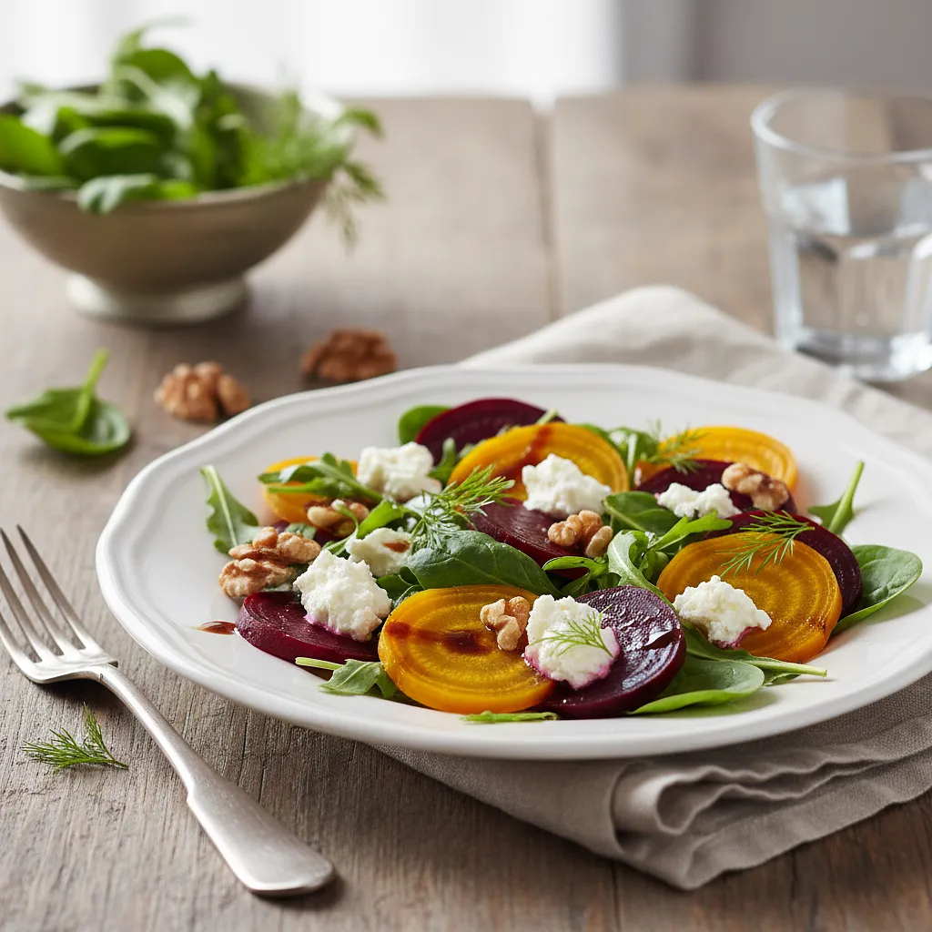 Sałatka z buraczkami i serem kozim - photo 1