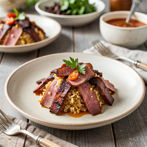 Krupnik na wędzonym mięsie - zdjęcie 1