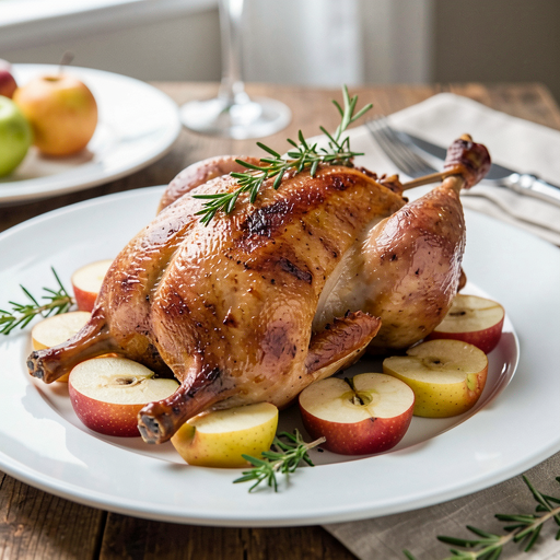 Roast Duck with Apples and Marjoram (for Easter) - photo 1