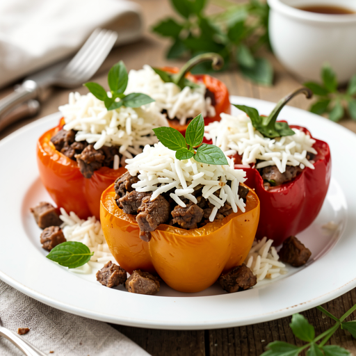 Stuffed Peppers with Rice and Meat (for Easter) - photo 1