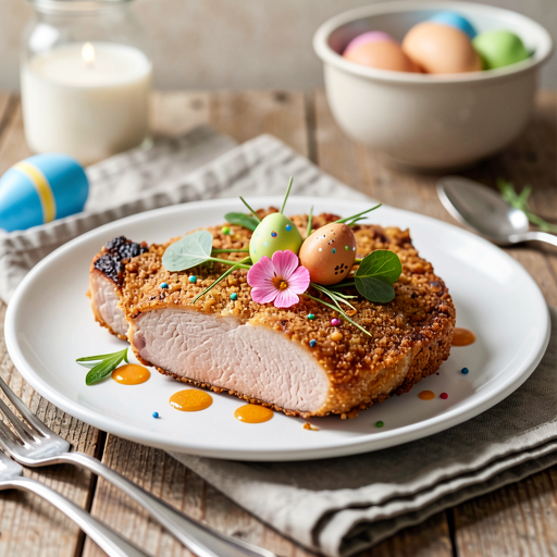 Recipe for: Pork chops in a classic breading (Easter twist) - photo 1