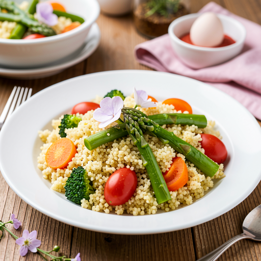 Couscous with Spring Vegetables (Easter Side Dish) - photo 1