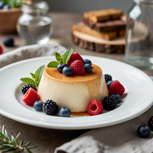 Panna cotta z owocami leśnymi - zdjęcie 1