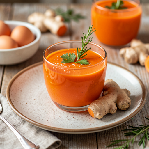 Recipe for: Carrot Juice with Ginger (Easter, Refreshing) - photo 1