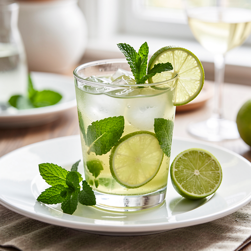 Mojito with lime and mint (Easter version) - photo 1