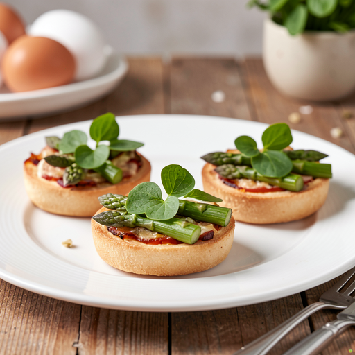 Mini Easter Pizzas with Sorrel and Asparagus - photo 1