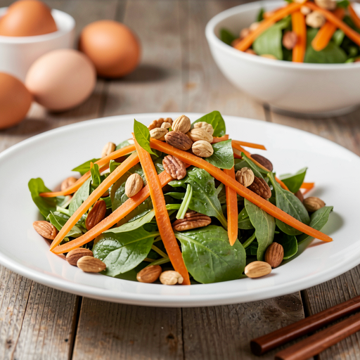 Easter salad with carrots and nuts - photo 1