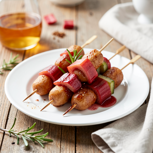 Sweet Skewers with Rhubarb and Kashubian Honey - photo 1