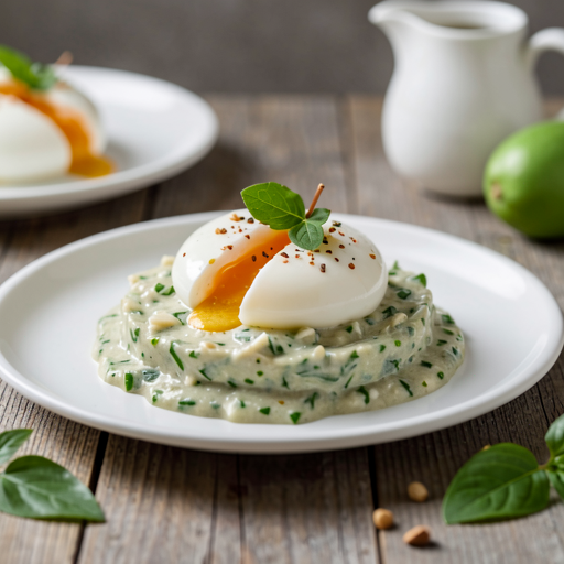 Eggs in horseradish sauce (Easter appetizer) - photo 1