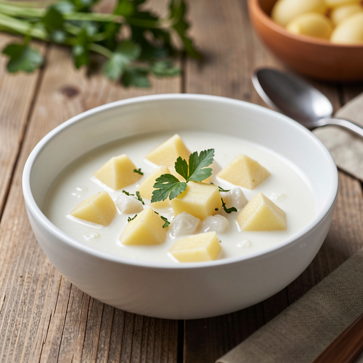 White borscht with potatoes (Easter) - photo 1
