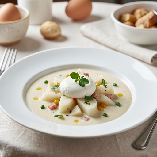 Cream of White Vegetables with Cream (Easter) - photo 1