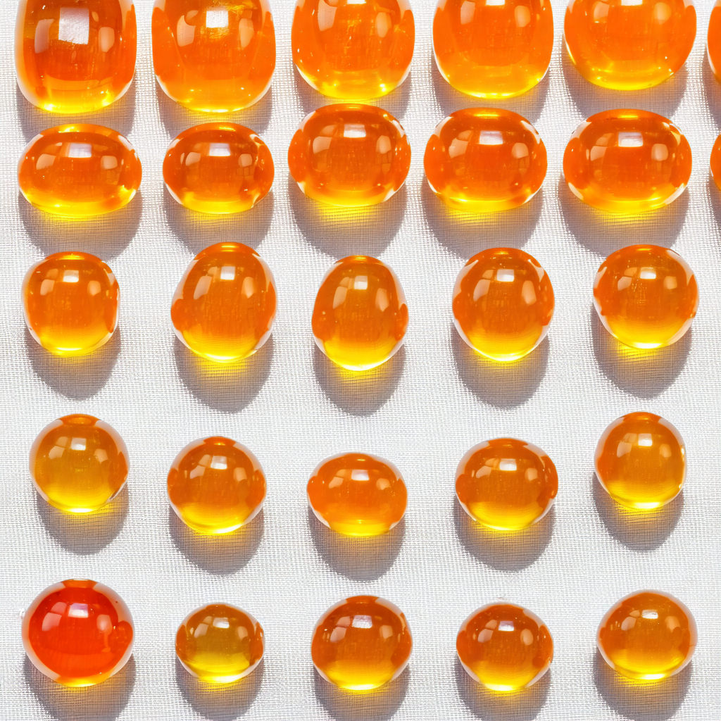 Trout or salmon roe
