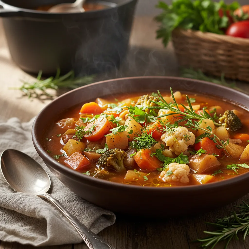 Duszone warzywa w ziołach - zdjęcie 1