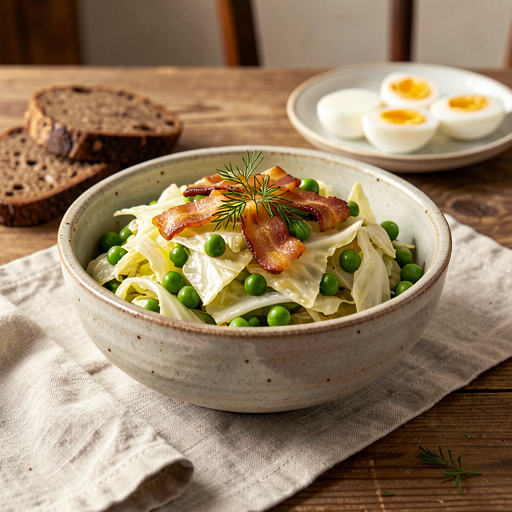 Cabbage with Peas for Easter - photo 1