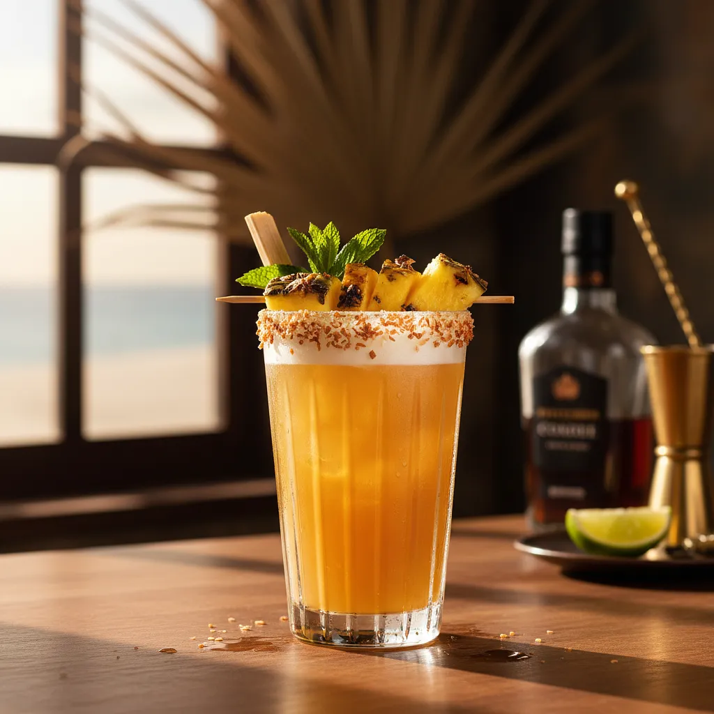 Koktajl ananasowy z rumem - photo 1