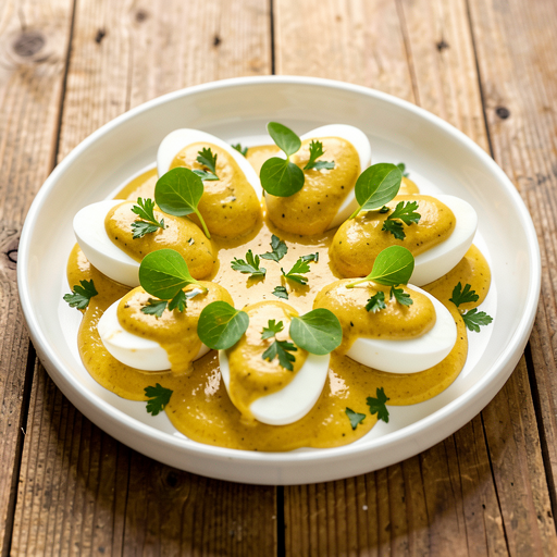 Jajka w sosie curry (polsko-nowoczesne) - zdjęcie 1