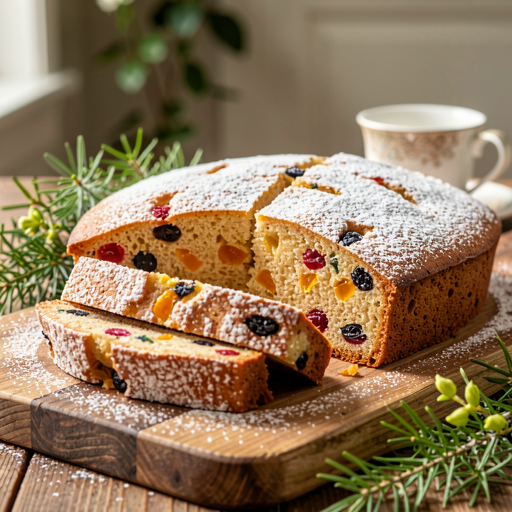 Keks świąteczny z bakaliami - zdjęcie 1